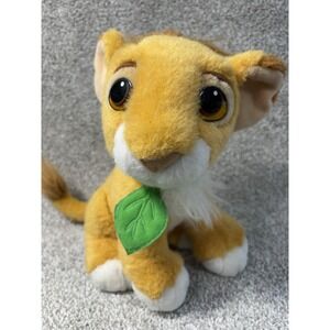Vintage Disney Lion King Simba Plush 1993 Mattel Stuffed Animal Toy